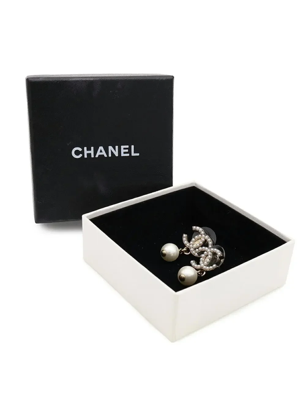 Chanel Cc Logo Earrings Metal #357826C64B